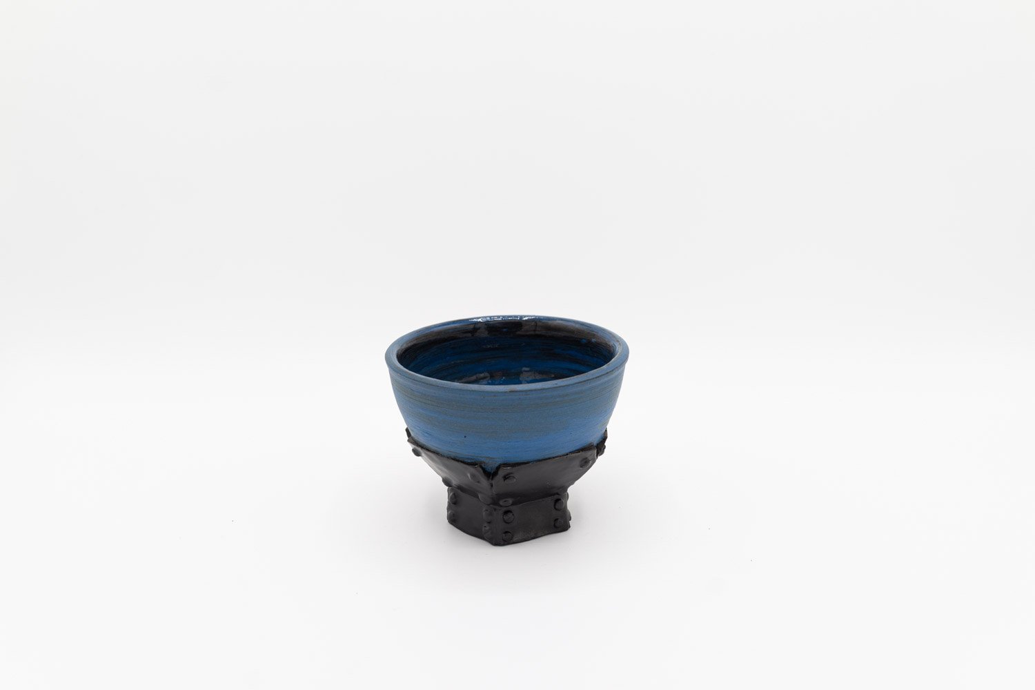 Faceted Blue Chalice