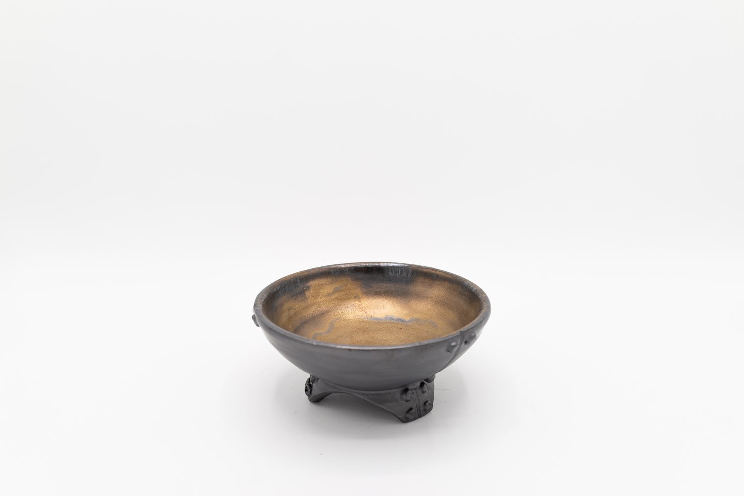 Tripod Serving Bowl Gold