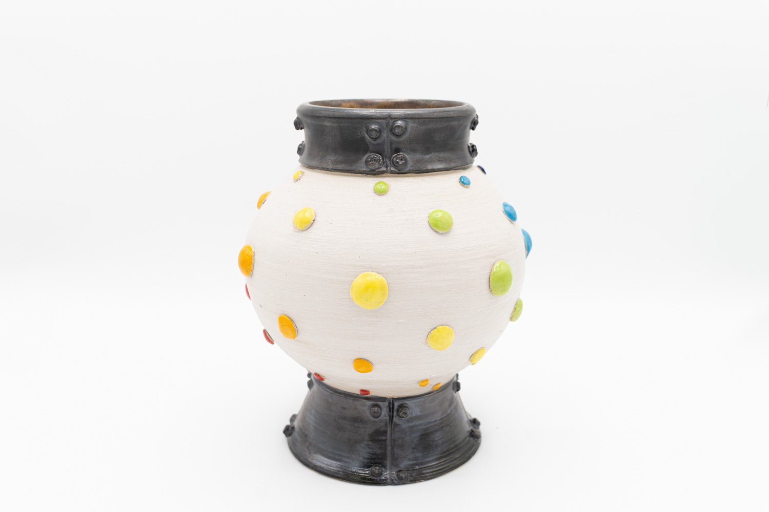 White Orbit Vase
